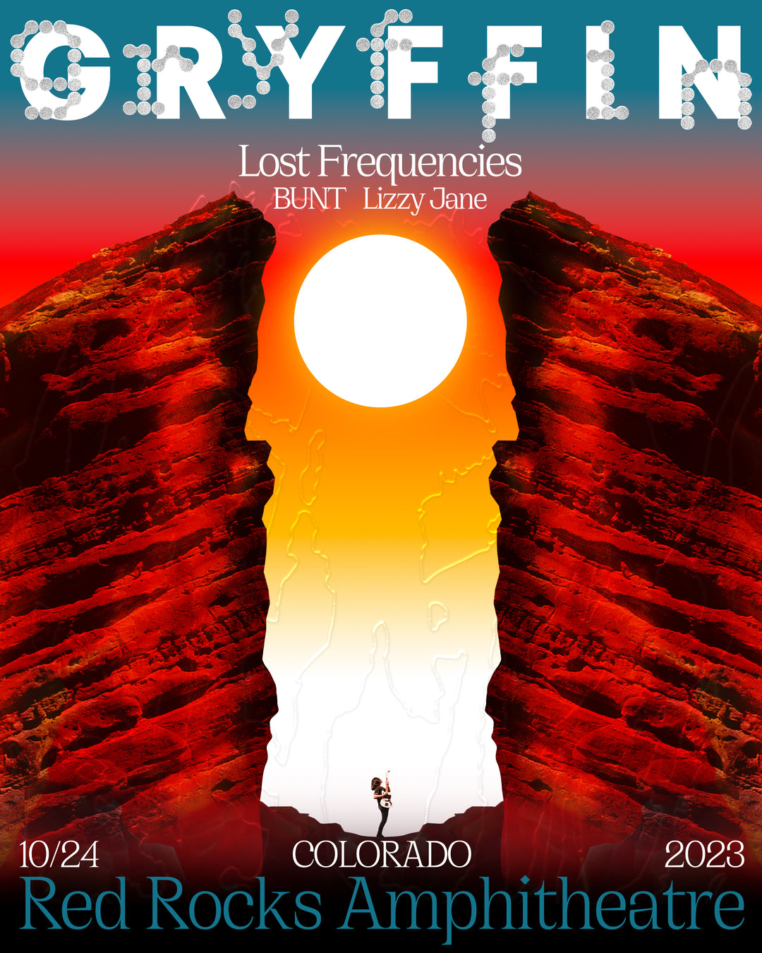 Red Rocks 2023 Poster