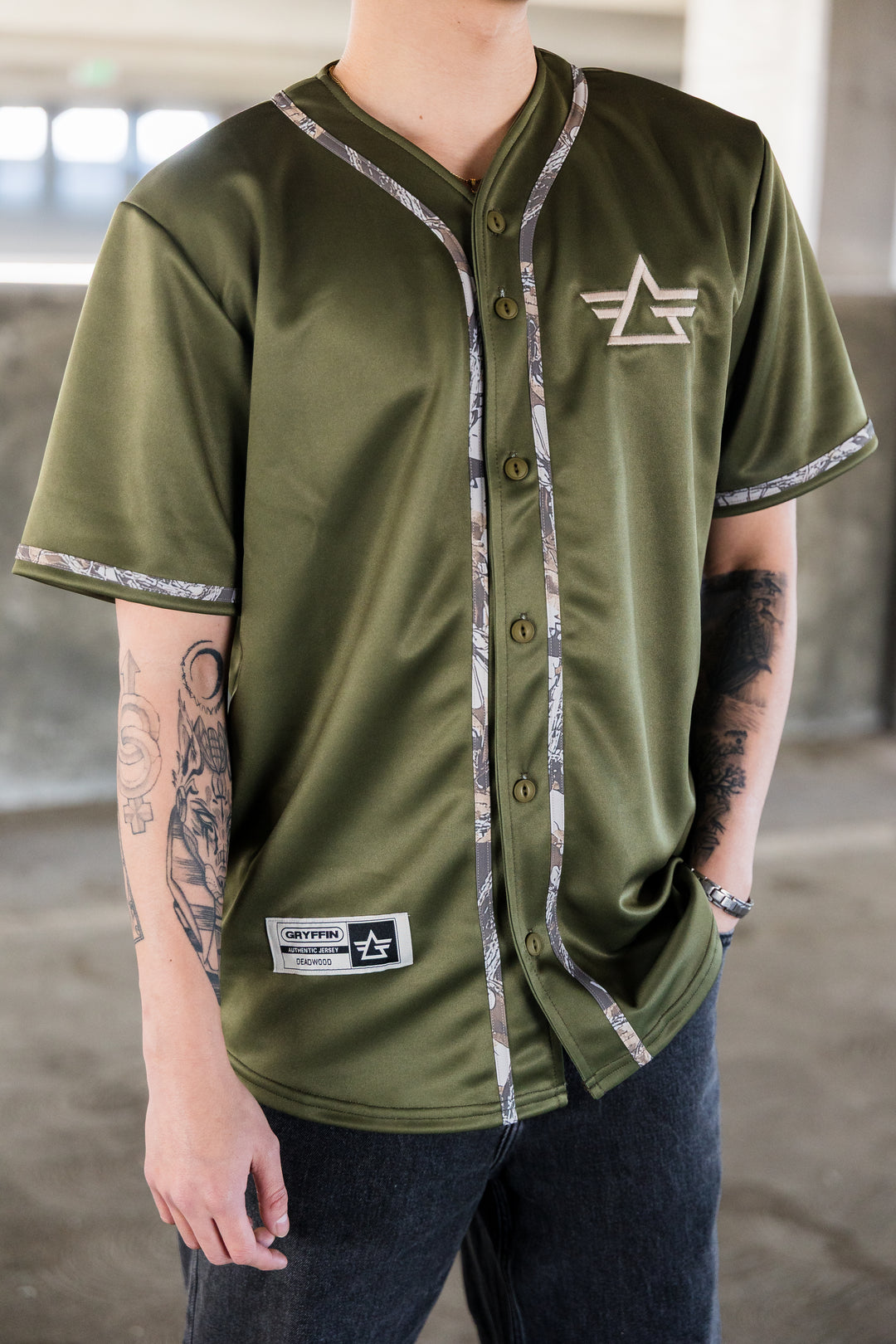 Gryffin Jersey Deadwood Camo
