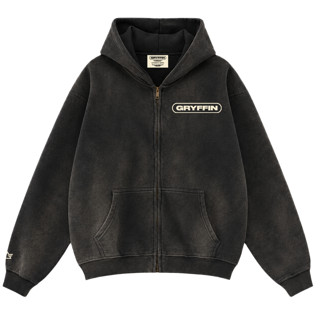 Gryffin Sun Fade Zip Up Hoodie