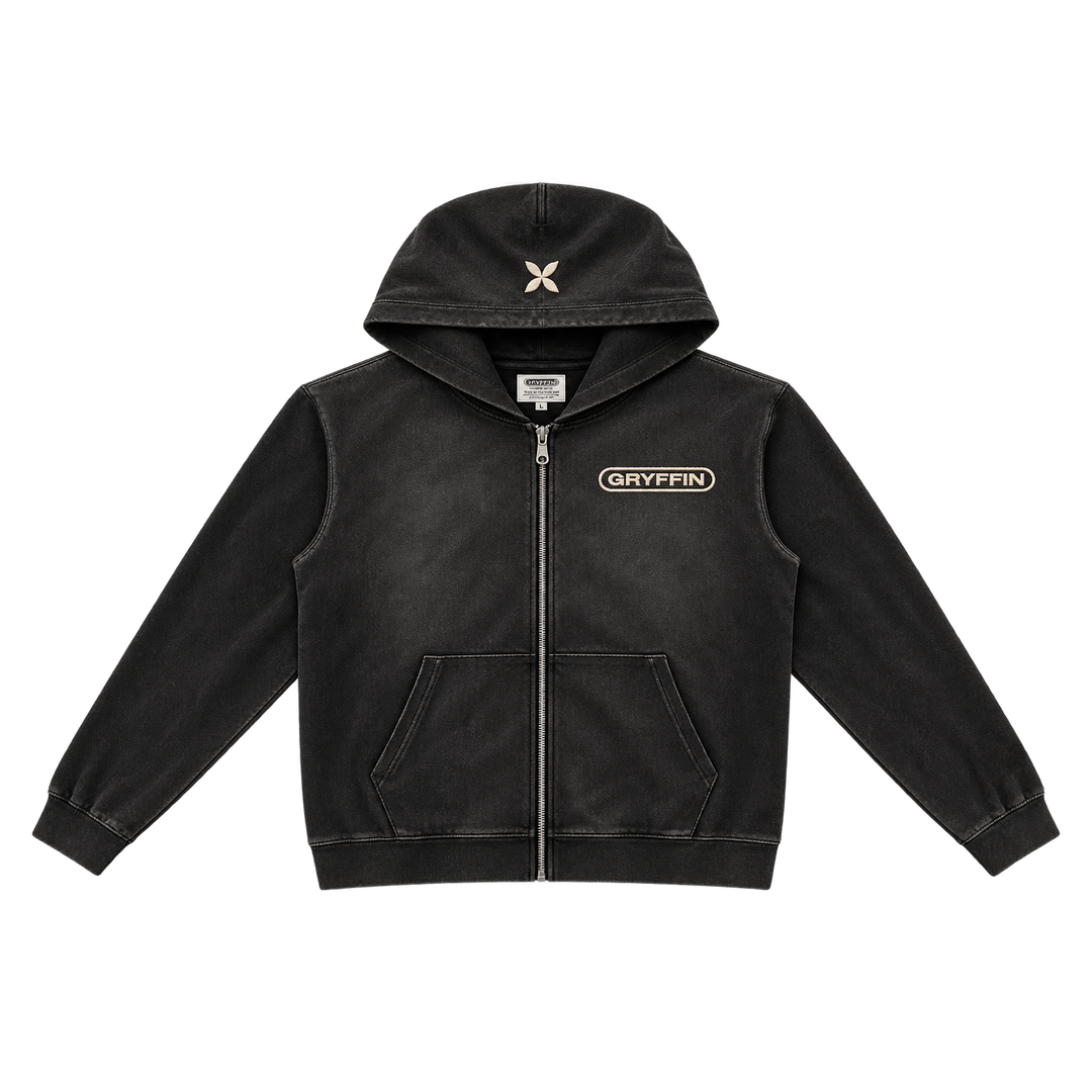 Gryffin Sun Fade Zip Up Hoodie
