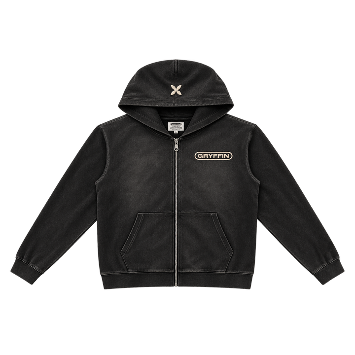 Gryffin Sun Fade Zip Up Hoodie
